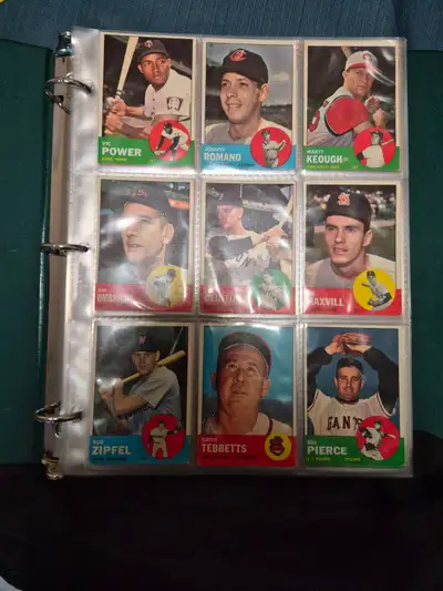 1963 baseball cards. Asking $100Make a reasonable offer, View more