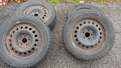 Set of 4 winter tires from my 2017 Subaru Legacy, recently sold. Two years old, work from home so on...