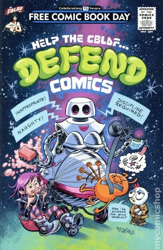 "CBLDF Presents Defend Comics" comic