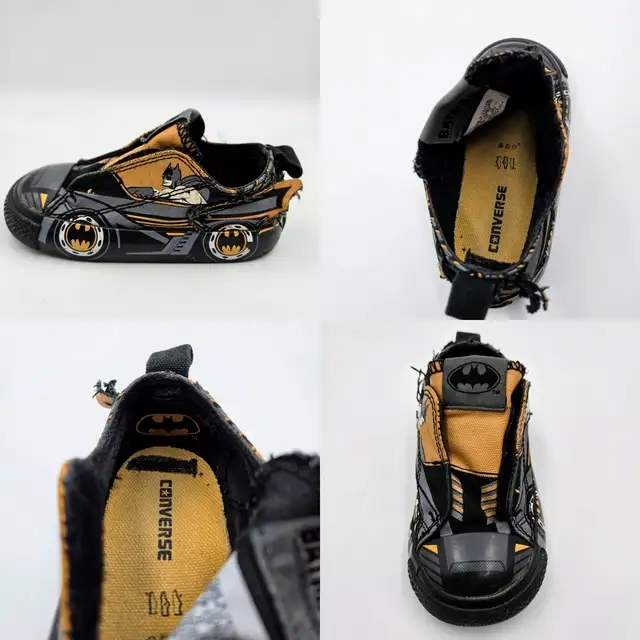 Batman Converse Trainers Size 6 Infants Kids Rare Read in Kids & Youth in Strathcona County - Image 11