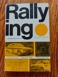 RALLYING 4TH ED BOOK by STUART TURNER 1971 HC