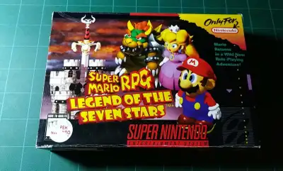 Nintendo SNES Super Nintendo Super Mario RPG Legend Of The Seven, View more