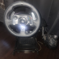 XBOX Steering Wheel, stand and shifter