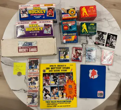 Amazing early 90s SCORE Hockey Card Collection!!, View more