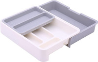 NEW 3-in-1 Cutlery Tray Expandable Utensils Holder