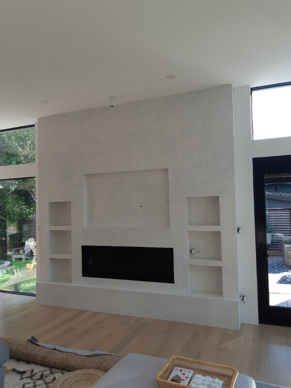 Italian mineral finish walls fireplace ceilings in Fireplace & Firewood in Calgary - Image 4