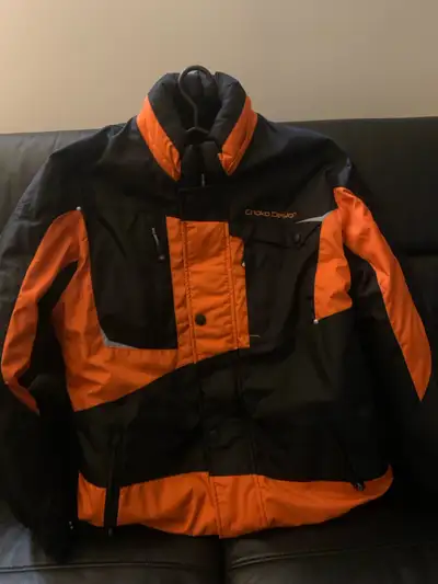 My son out grew it. I think he wore it maybe 5-6 times. It’s like new! We paid 600 with the pants an...