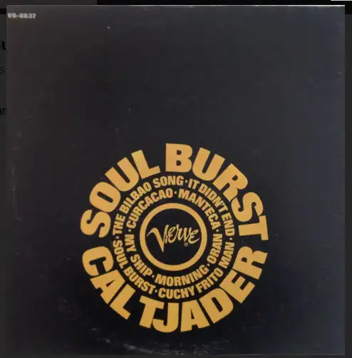 Cal Tjader - Soul Burst (US 1966) LP JAZZ62863257195778121