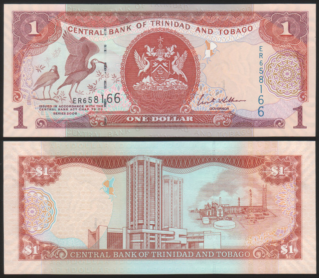 TBQ’s World Currency – Trinidad & Tobago [P-46] (1998) 1 Dollar dans Art et objets de collection  à Ville de Montréal