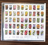 Wildflowers: A Collection of US Commemorative Stamps + Book
