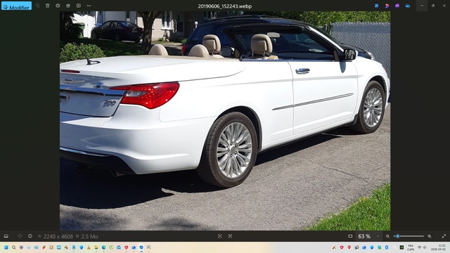 CHRYSLER 200 TOURING 2011 CONVERTIBLE — photo 3