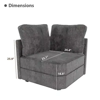 Corner Module Of Modular Sectional Sofa, View more