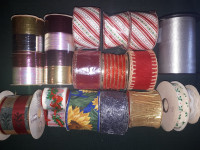 Wired decorative ribbon,  curling ribbon