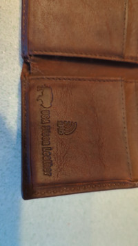 Cabelas Redhead Bison Leather RFID Wallet