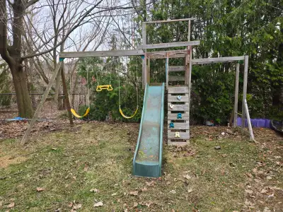 Swing set from Canadian Tire, View more
