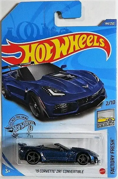 Hot Wheels 1/64 scale 2019 Corvette ZR1 Convertible diecast new sealed, $5 each. Target Red Edition...