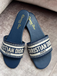 Dway SlideDeep Blue Embroidered Cotton ($175)