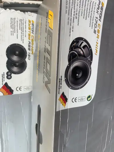 Set of Car Audio speakers unused, View more
