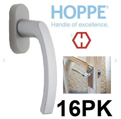16PK HOPPE MANIGLIA ALUMINUM DOOR LEVER HANDLE SET - NON - TURN, View more