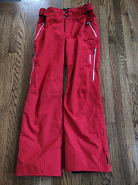 Snow pants red