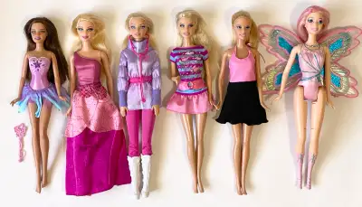 Lot of 2000s to 2010s Barbie Dolls, View more