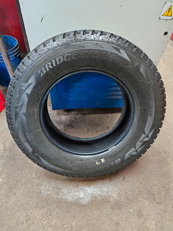 Winter Tires - Bridgestone Blizzaks - Like New 255/70R18 in Tires & Rims in Swift Current