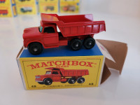 No. 48 Dodge Dumper truck Matchbox Lesney avec boite rare