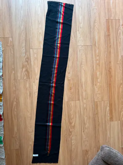 Never worn Black with Paul Smith signature stripes in the middle. Wool blend