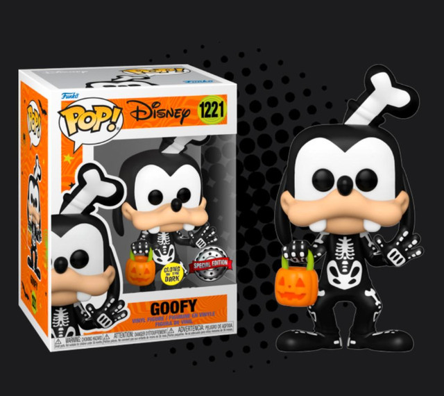 Funko Pop Disney Goofy as Skeleton Halloween Glow in the Dark in Toys & Games in Oshawa / Durham Region