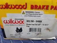 Wilwood brake pads basically new
