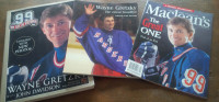 3 Wayne Gretzky Books/Magazines, Get All 3 for $20.