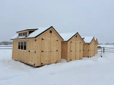 8x14 Amish built sheds, View more