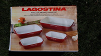 Lagostina 4pc Bakeware Set - new, in the original box