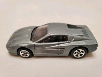 1:64 Diecast Hot Wheels Ferrari Testarossa 512M Grey No Box