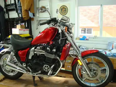 Collectors Item . 1986 Yamaha Maxim X . 750 cc. liquid cooled , 4 cylinder. 90 hp. shaft drive .Time...