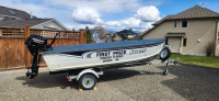  FOR SALE: Sylvan 14’ Aluminum Boat With 20HP Mercury 4 Stroke