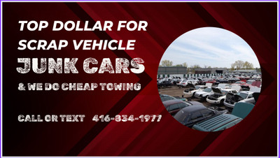  Cash for cars We pay top dollar for Junk cars