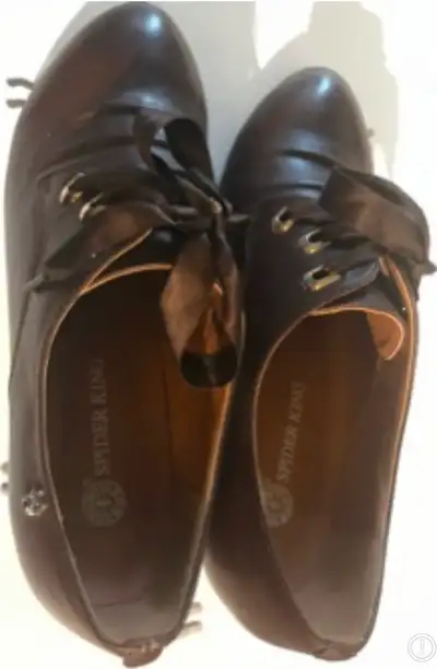 Brand new brown female real leather shoes, View more