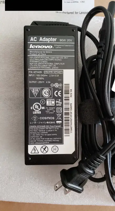New Lenovo ThinkPad 90W AC Power Adapter (40Y7659) in Laptop Accessories in City of Toronto - Image 3