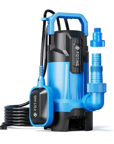 FOTING Sump Pump, High Flow Submersible Water Pump, View more