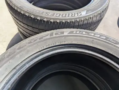 Set of 4 Used Tires : 265/50/R20 Bridgestone Ecopia HL 422 All Season - Made in USA. Came off a 2017...