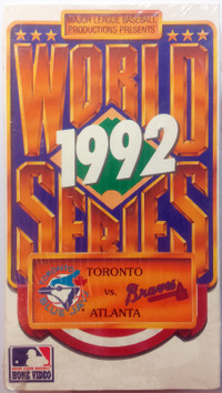 The 1992 World Series: Blue Jays vs. Braves (VHS) / NEW