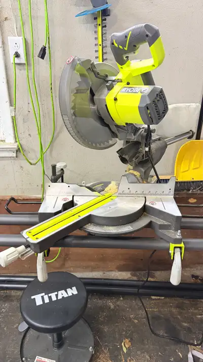 RYOBI 15 Amp 10 in.  Miter Saw with stand, View more