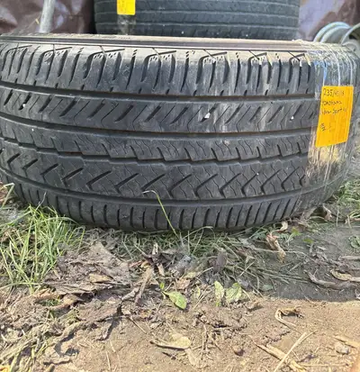 X1 USED Yokohama Advan Sport A/S + 235/45/18 TREAD 8/32 DOT 2021 CASH AND CARRY