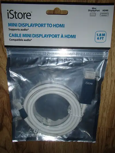 Mini Display Port To Hdmi Cable for sale Truro Area, View more