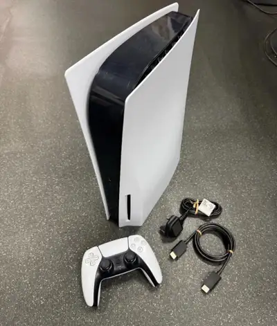Sony PlayStation 5 Disc Edition PS5 825GB White Console Bundle, View more