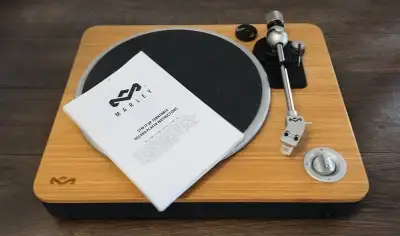 Marley stereo turntable record player. Fully working., View more