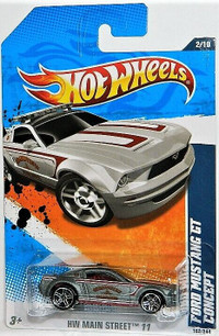 Hot Wheels 1/64 2004 Ford Mustang GT Concept Diecast Cars