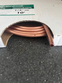 10’ x 1/4” copper tubing