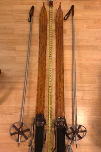 SKIS OF FAMED ARCTIC EXPLORER CAPT. BARTLETT